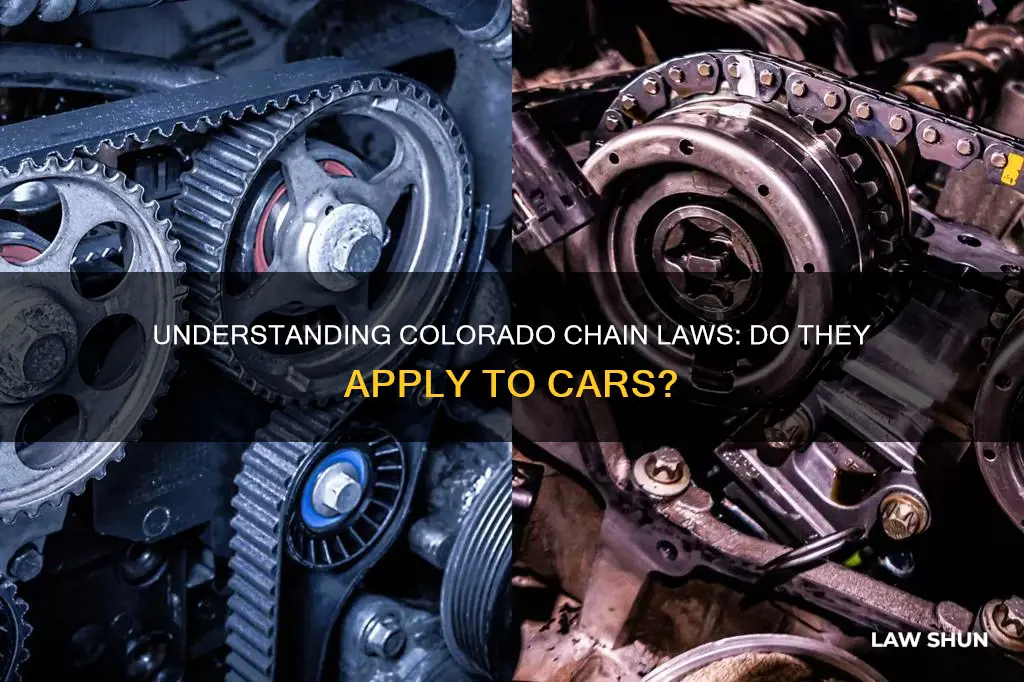 do colorado chain laws apply to cars