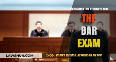 Lawyers and the Bar: Common Law Attorney Exam