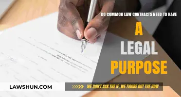 Understanding Common Law Contracts: Legal Purpose Requirements