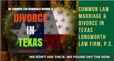 Common-Law Marriage and Divorce in Texas