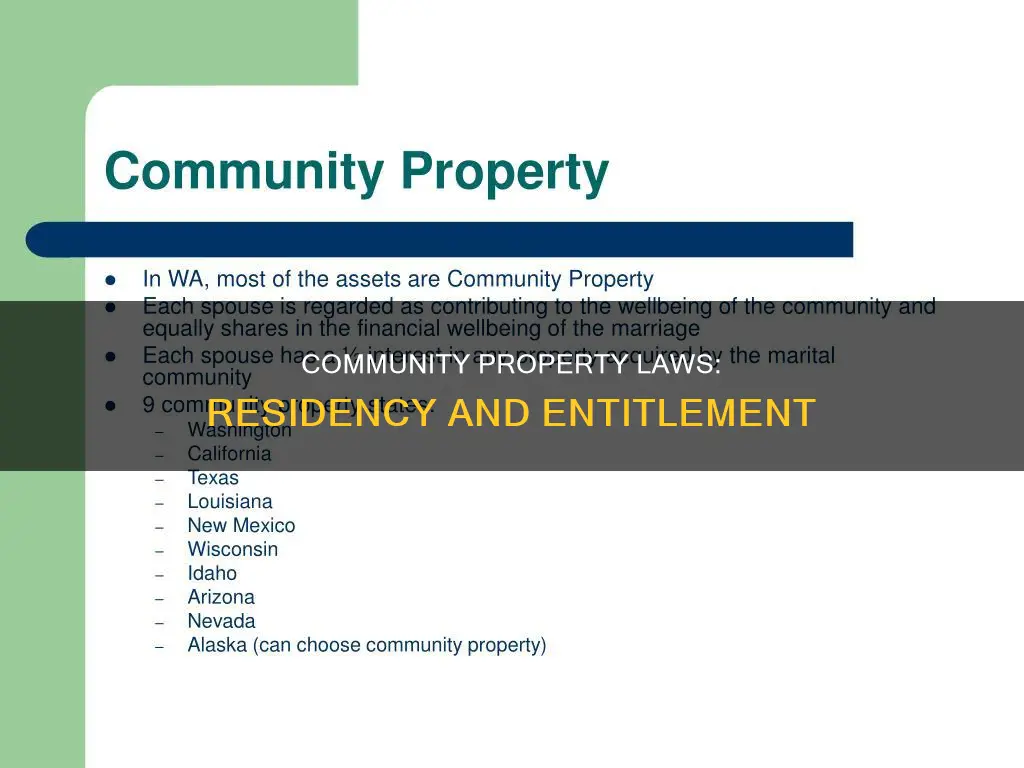 do community property laws apply if i am a nonresident