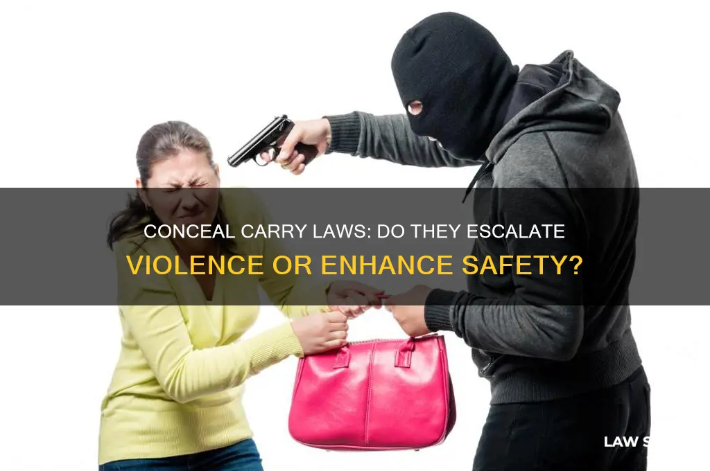 do conceal carry laws increasr violence