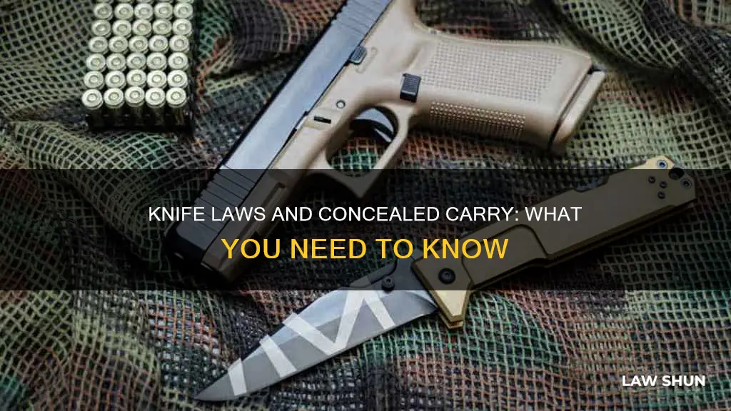 do concealed carry laws apply to knives