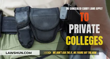 Campus Carry Laws: Private Colleges and Concealed Weapons