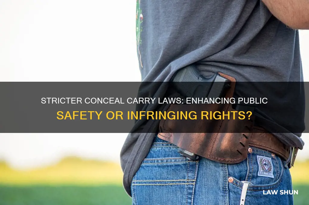 do coneal carry laws need to be stricter