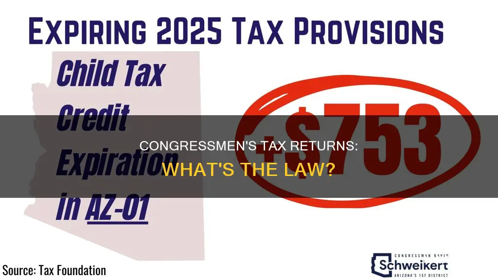 do congressman have to reveal there taxes by law