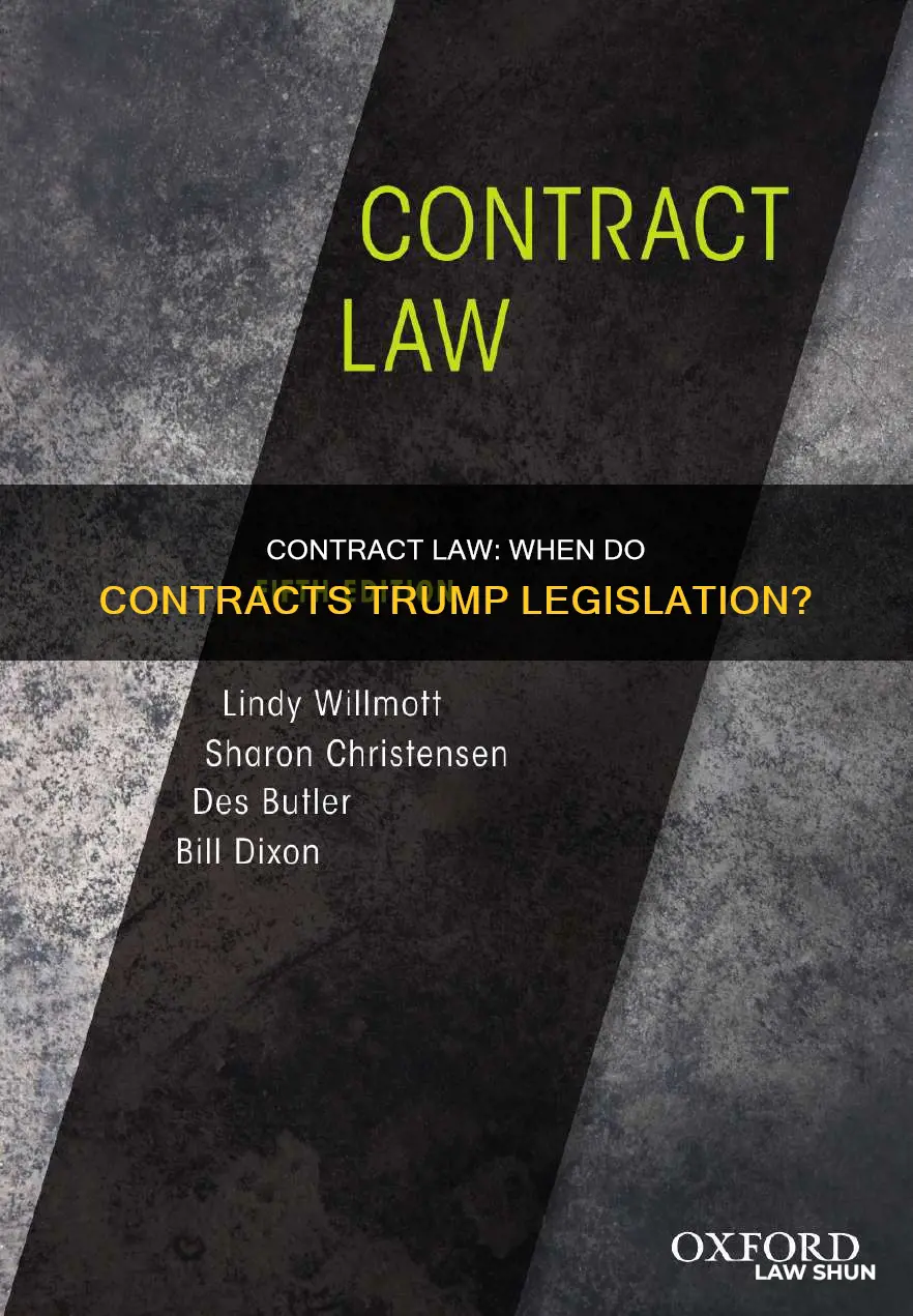 do contracts supersede law