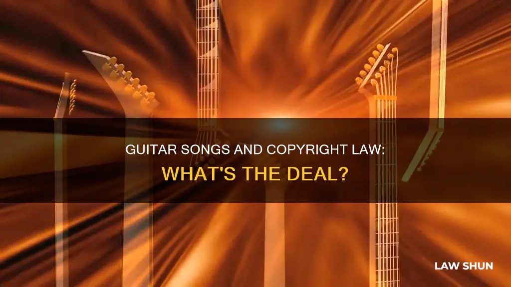 do copyright laws apply to guitar songs