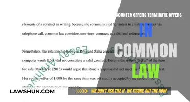 Understanding Counter Offers: Offer Termination in Common Law