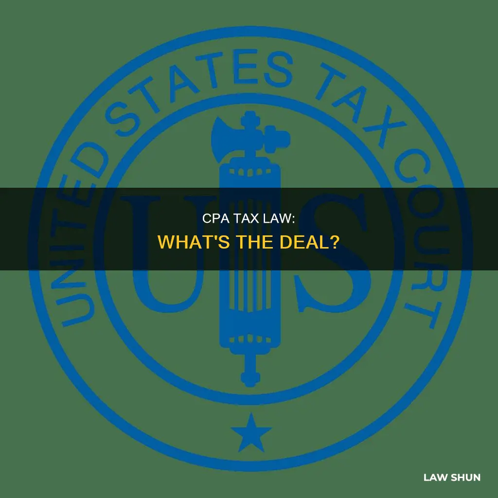 do cpa know tax laws