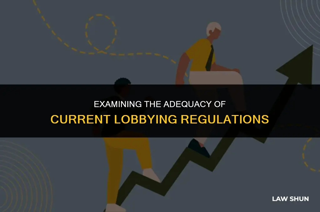 do current laws sufficiently regulate lobbying