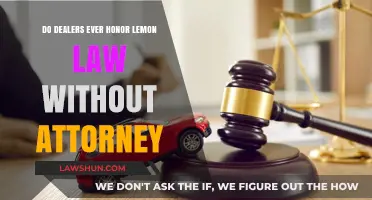 Can Dealers Honor Lemon Law Claims Without Legal Representation?