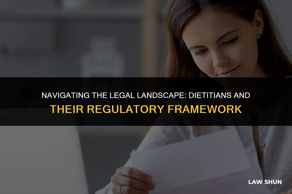 do dietitian have laws and regulations