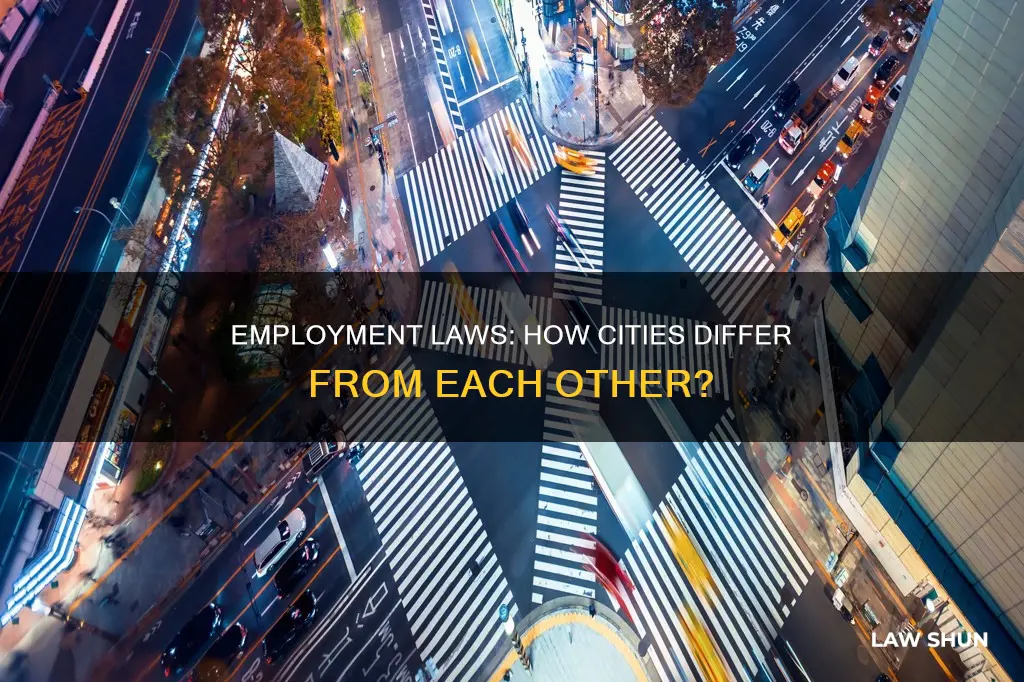 do different cities have different employment laws