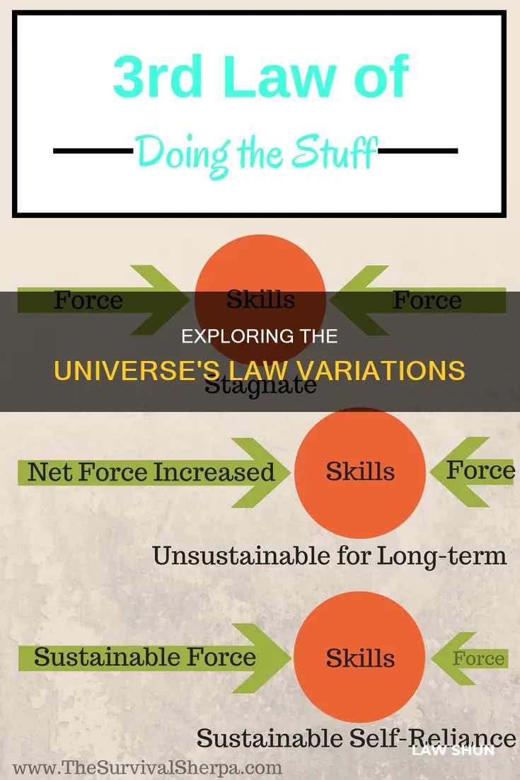do different parts of the universe have different laws
