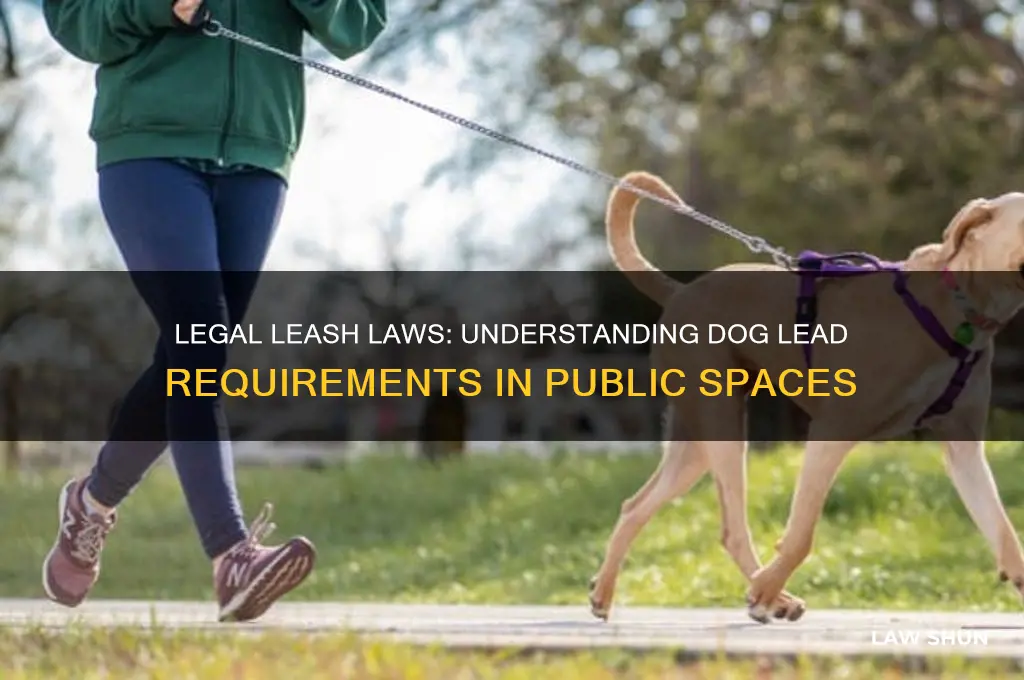 do dogs have to be on a lead by law