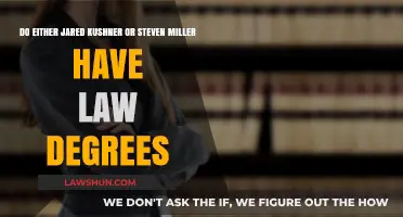 Kushner and Miller: Do They Hold Law Degrees?