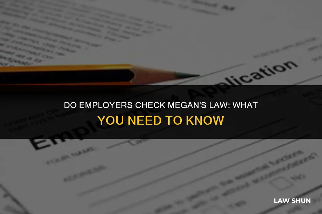 do employers check megan