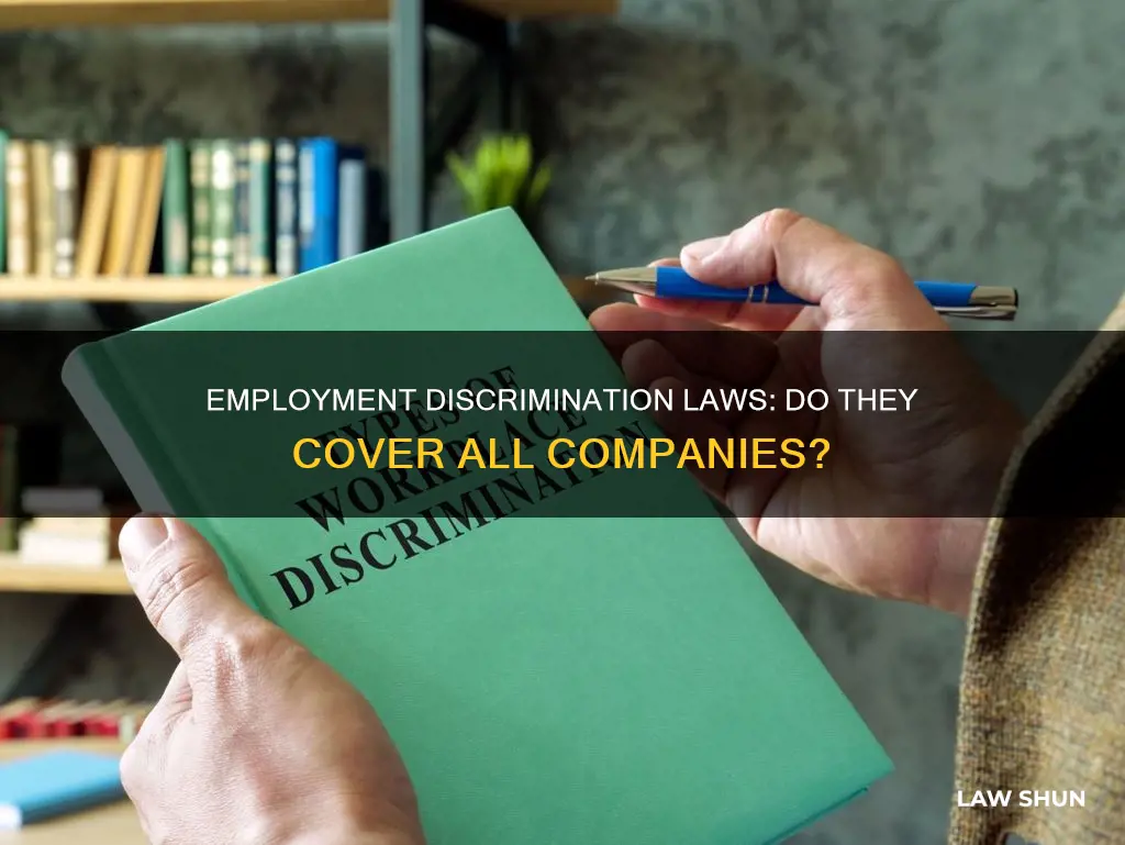 do employment discrimination laws apply to all size companies