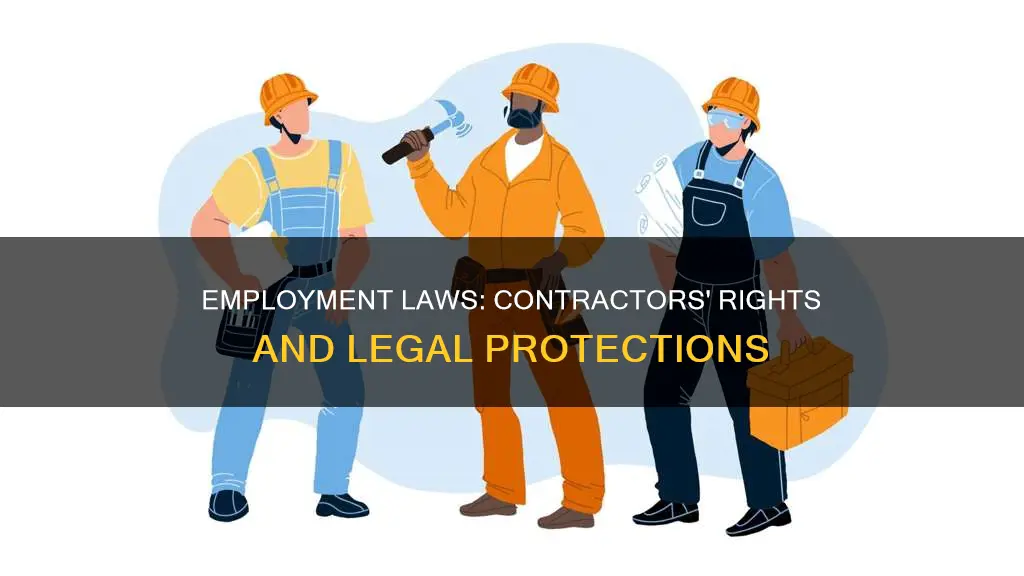 do employment laws apply to independent contractors