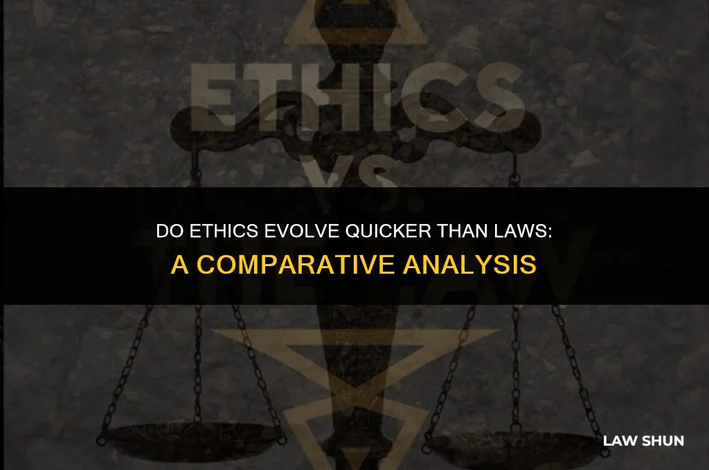 do ethics evolve quicker than laws