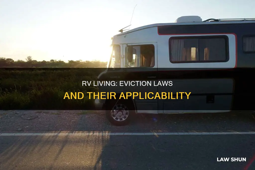 do eviction laws apply to someone living in an rv