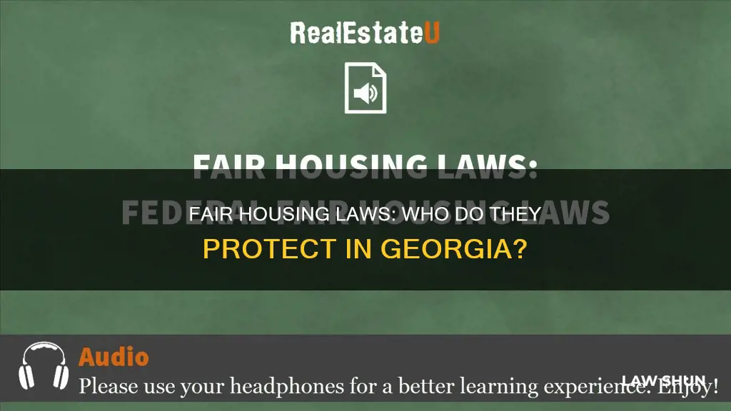 do fair housing laws apply to individuals in georgia