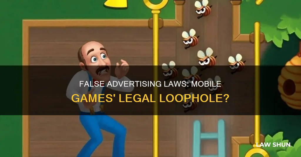 do false advertising laws apply to mobile games