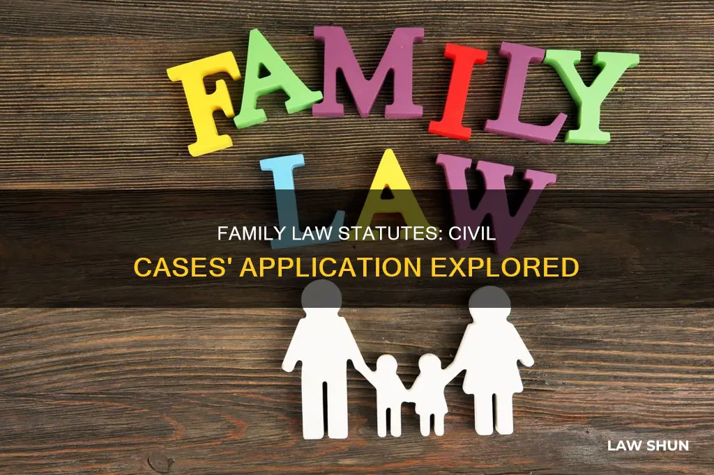 do family law statutes apply to civil cases