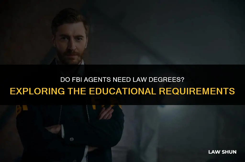 do fbi agents have law degrees