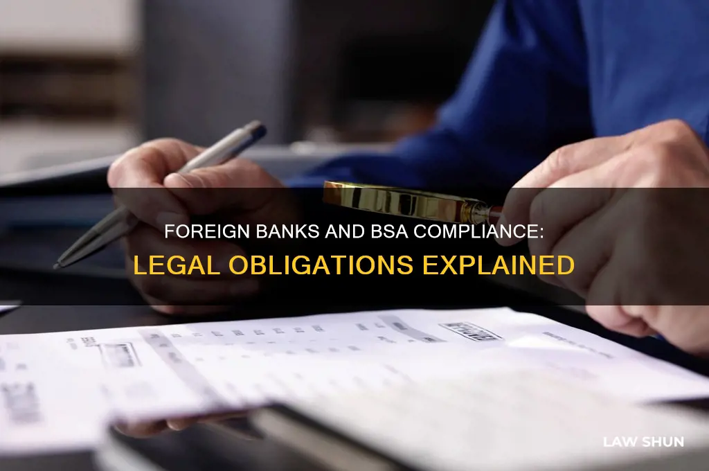 do foreign banks need to comply with bsa laws