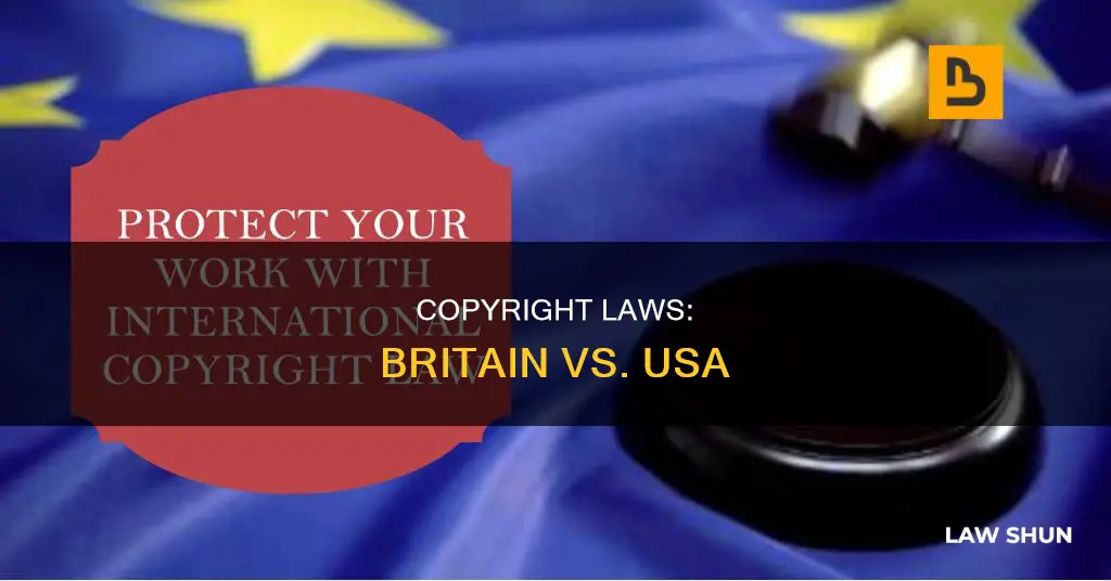 do great britain copyright laws apply in usa