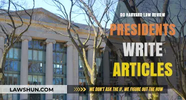 Do Harvard Law Review Presidents Author Scholarly Articles?