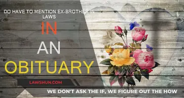Should You Mention Ex-In-Laws in an Obituary?