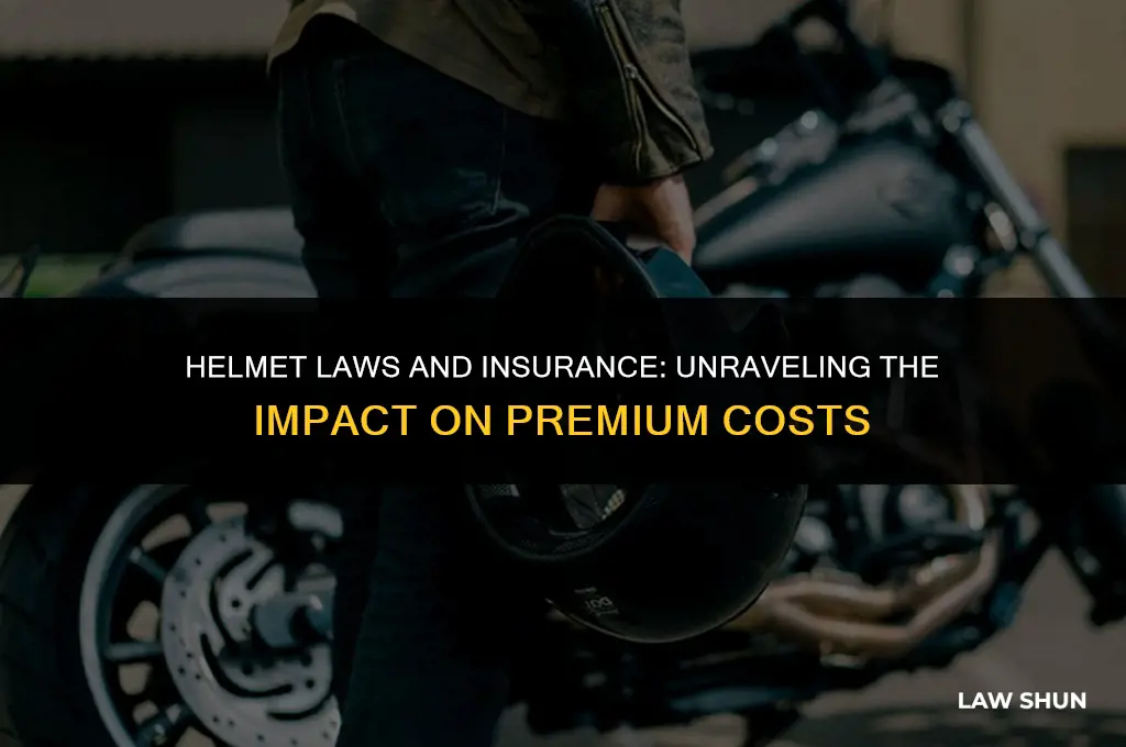 do helmet laws reduce insurance premiums