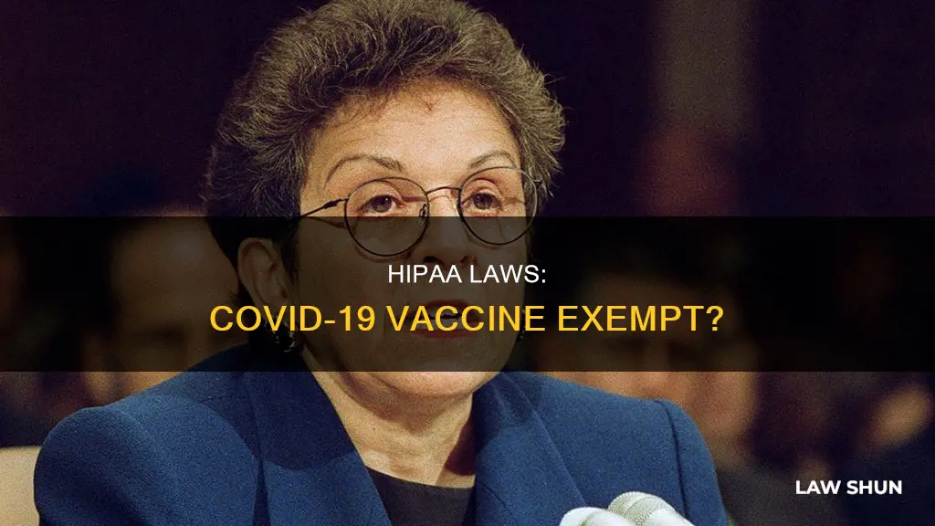 do hipaa laws apply to covid 19 vaccine