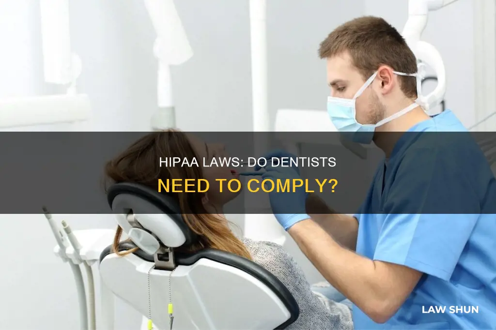 do hipaa laws apply to dentists