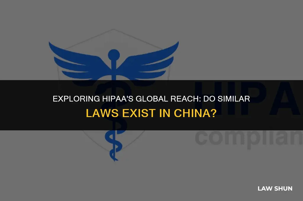 do hippa laws exist in china