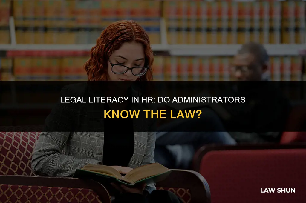 do hr administrators know the law