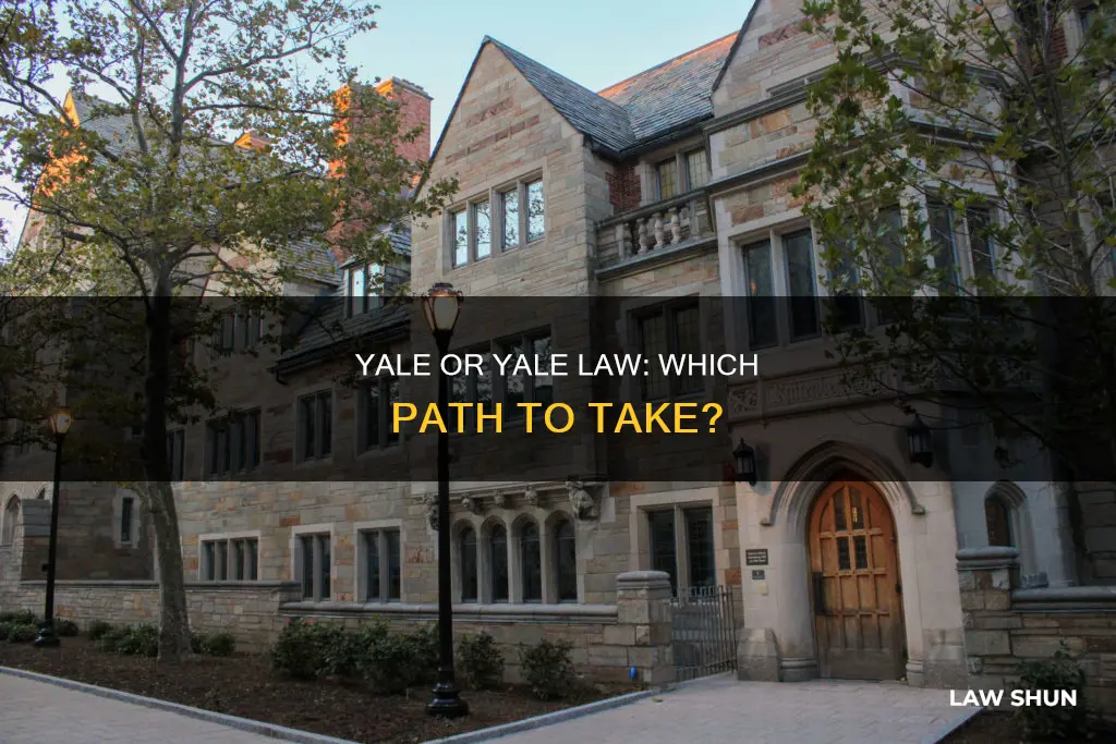 do i apply for yale or yale law