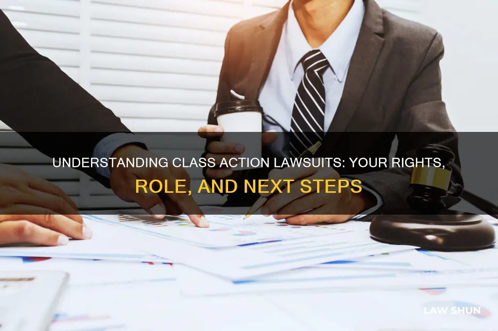 do i do with class action law suits