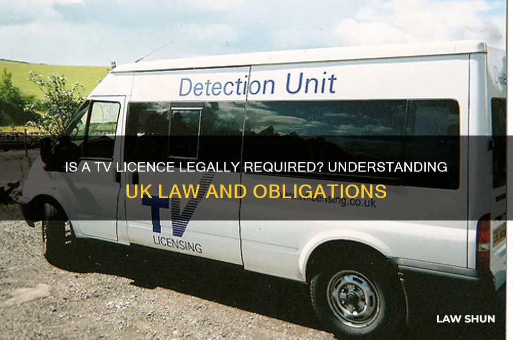 do i have to buy a tv licence by law