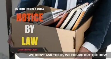 Legal Notice Period: Must You Give 4 Weeks by Law?