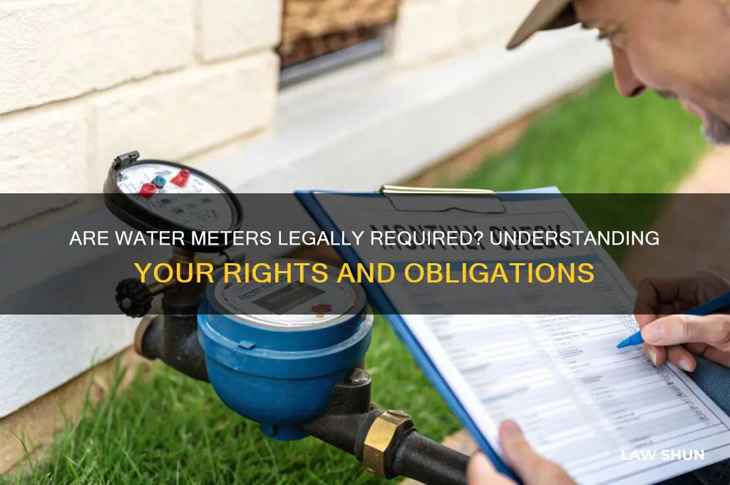 do i have to have a water meter by law