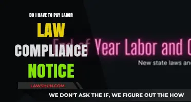Understanding Labor Law Compliance Notices: Are You Required to Pay?