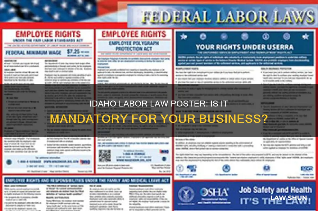 do i have to post idaho labor law poster