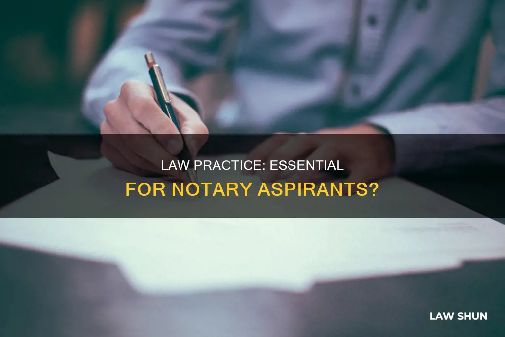 do i have to practice law to become a notary