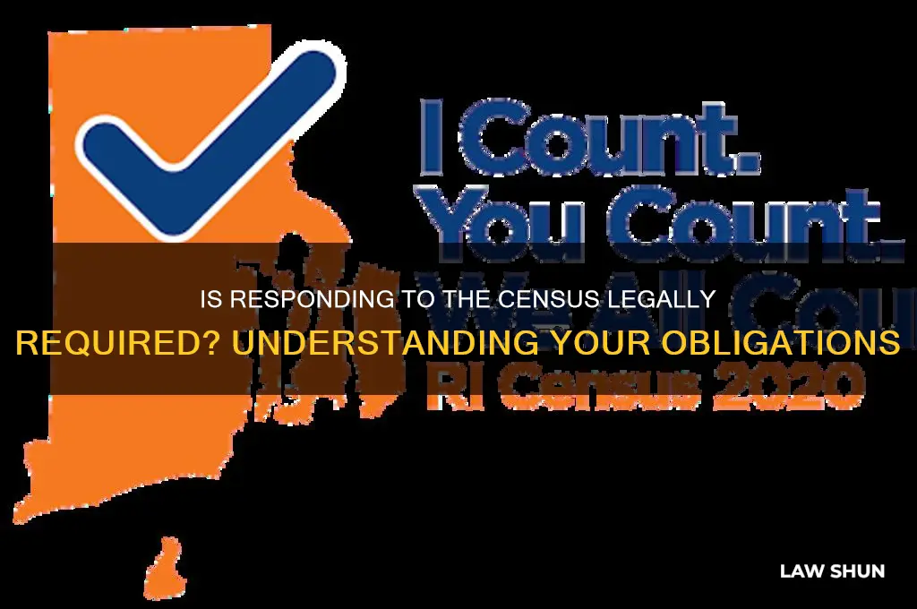 do i have to respond to the census by law