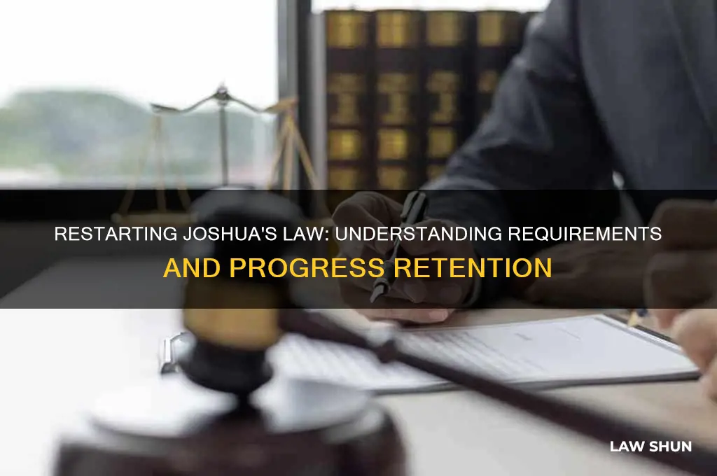 do i have to start all over on joshua