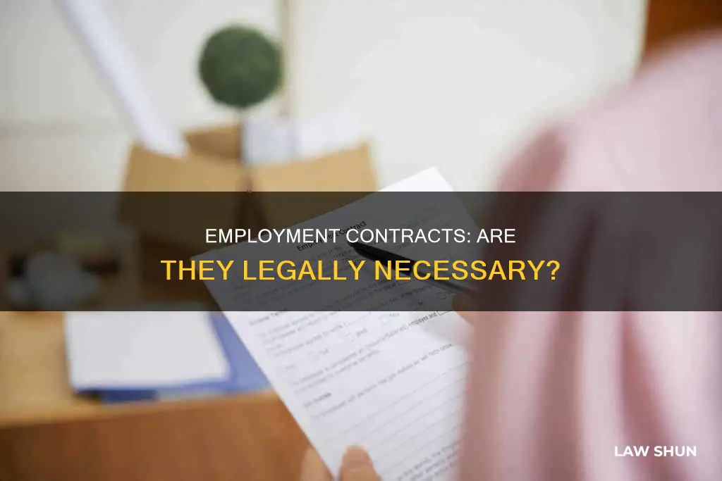 do i need a contract of employment by law
